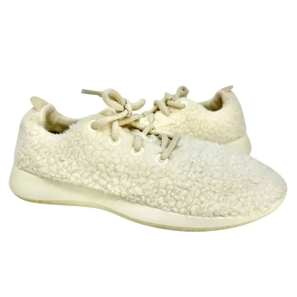 allbirds Woolen Fluffs Sneakers - Cream/White